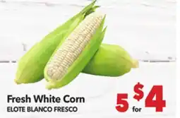 Vallarta Supermarkets Fresh White Corn /ELOTE BLANCO FRESCO offer