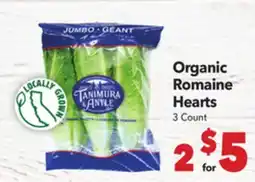 Vallarta Supermarkets Organic Romaine Hearts offer
