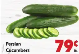 Vallarta Supermarkets Persian / Cucumbers offer