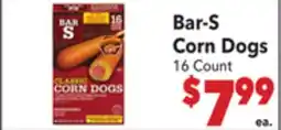 Vallarta Supermarkets Bar-S Corn Dogs offer