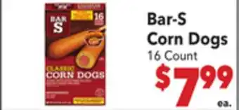 Vallarta Supermarkets Bar-S Corn Dogs offer