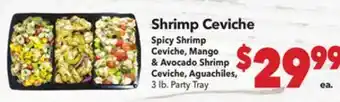 Vallarta Supermarkets Shrimp Ceviche offer
