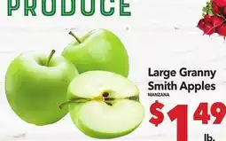 Vallarta Supermarkets Large Granny Smith Apples / MANZANA offer