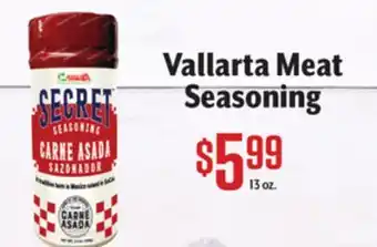 Vallarta Supermarkets Vallarta Meat Seasoning offer