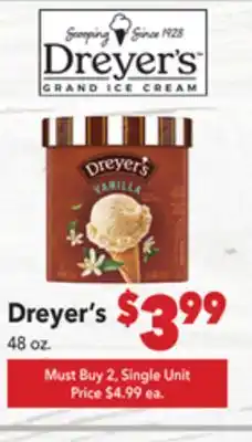 Vallarta Supermarkets Dreyer's offer
