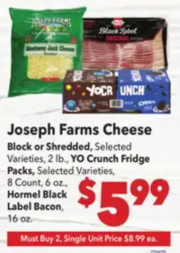 Vallarta Supermarkets Joseph Farms Cheese offer