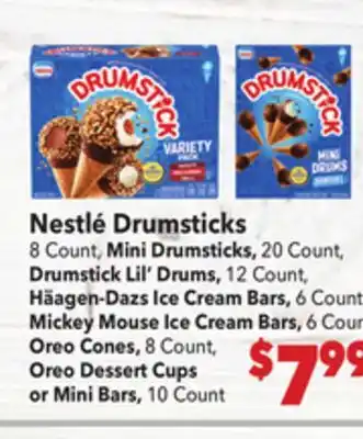 Vallarta Supermarkets Nestlé Drumsticks offer