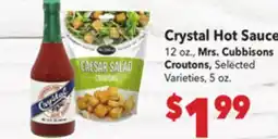 Vallarta Supermarkets Crystal Hot Sauce offer