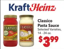 Vallarta Supermarkets Classico Pasta Sauce offer