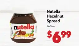 Vallarta Supermarkets Nutella Hazelnut Spread offer