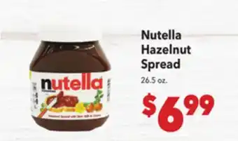 Vallarta Supermarkets Nutella Hazelnut Spread offer