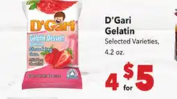 Vallarta Supermarkets D'Gari Gelatin offer