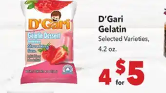 Vallarta Supermarkets D'Gari Gelatin offer