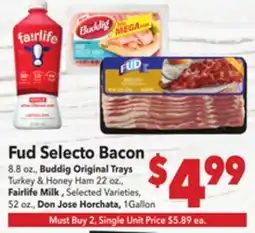 Vallarta Supermarkets Fud Selecto Bacon offer