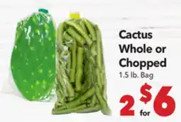 Vallarta Supermarkets Cactus Whole or Chopped offer