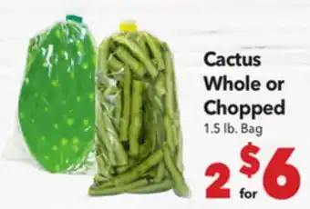 Vallarta Supermarkets Cactus Whole or Chopped offer