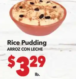 Vallarta Supermarkets Rice Pudding/ARROZ CON LECHE offer