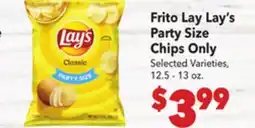 Vallarta Supermarkets Frito Lay Lay's Party Size Chips offer