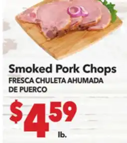 Vallarta Supermarkets Smoked Pork Chops/FRESCA CHULETA AHUMADA DE PUERCO offer