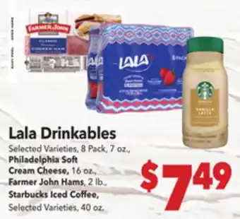 Vallarta Supermarkets Lala Drinkables offer