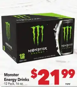 Vallarta Supermarkets Monster Energy Drinks offer