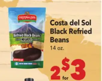 Vallarta Supermarkets Costa del Sol Black Refried Beans offer