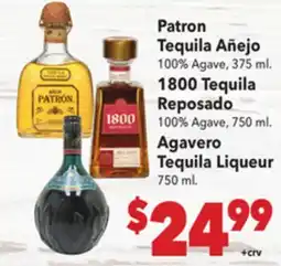 Vallarta Supermarkets Patron Tequila Añejo offer