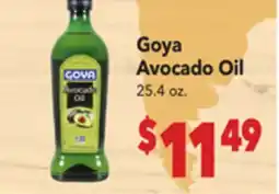 Vallarta Supermarkets Goya Avocado Oil offer