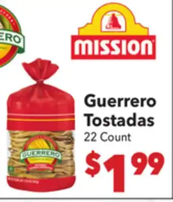 Vallarta Supermarkets Guerrero Tostadas offer
