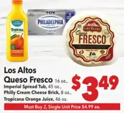 Vallarta Supermarkets Los Altos Queso Fresco offer