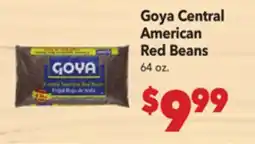Vallarta Supermarkets Goya Central American Red Beans offer