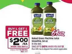 Grocery Outlet Naked Green Machine Juice Smoothie, 64 oz offer