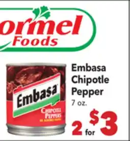 Vallarta Supermarkets Embasa Chipotle Pepper offer