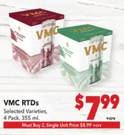 Vallarta Supermarkets VMC RTDs offer