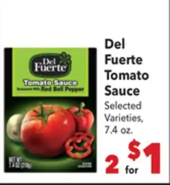 Vallarta Supermarkets Del Fuerte Tomato Sauce offer
