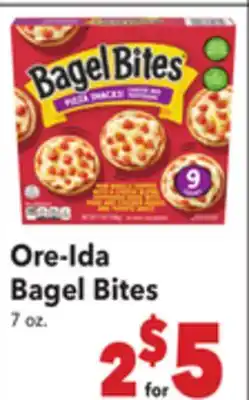 Vallarta Supermarkets Ore-Ida Bagel Bites offer
