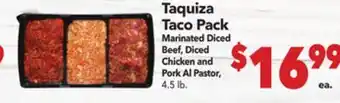 Vallarta Supermarkets Taquiza Taco Pack offer