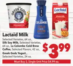Vallarta Supermarkets Lactaid Milk offer