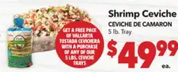 Vallarta Supermarkets Shrimp Ceviche/CEVICHE DE CAMARON offer