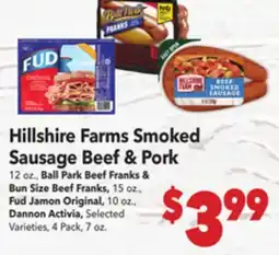 Vallarta Supermarkets Hillshire Farms Smoked Sausage Beef & Pork offer