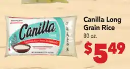 Vallarta Supermarkets Canilla Long Grain Rice offer
