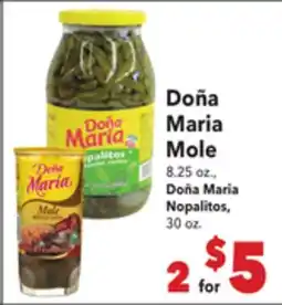 Vallarta Supermarkets Doña Maria Mole offer