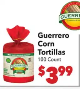 Vallarta Supermarkets Guerrero Corn Tortillas offer