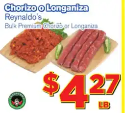 El Super Fresh Bulk Premium Chorizo or Longaniza offer