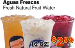 El Super Fresh Fresh Natural Fruit Water offer