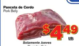 El Super Fresh Pork Belly offer