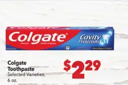 Vallarta Supermarkets Colgate Toothpaste offer