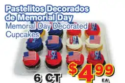 El Super Fresh Memorial Day Decorated Cupcakes offer