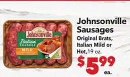 Vallarta Supermarkets Johnsonville Sausages offer