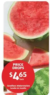 Aldi Seedless Watermelon offer